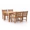 Sunyard Wales/Oxford 160cm dining tuinset 5-delig