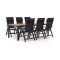 Bellagio Avenza/Fidenza 220cm dining tuinset 7-delig verstelbaar