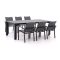 SUNS Verona/Rialto 217,3cm dining tuinset 7-delig stapelbaar/uitschuifbaar