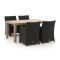 Forza Barolo/ROUGH-S 160cm dining tuinset 5-delig