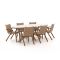 Bellagio Tredozio/Furato 220cm dining tuinset 7-delig