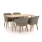 Intenso Bordano/ROUGH-K 160cm dining tuinset 5-delig