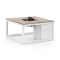 Cosiraw lounge vuurtafel 100x100x55cm