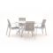 R&S Design Altea/Sora ø 127cm dining tuinset 5-delig stapelbaar