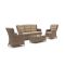Intenso Milano stoel-bank loungeset 5-zits 4-delig