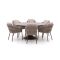 SUNS Nappa/Nova ø170cm dining tuinset 7-delig