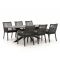 Manifesto Rivola/Furato ellips 200cm dining tuinset 7-delig