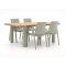 Hartman Flow/Almeria 200cm dining tuinset 5-delig