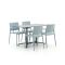 Forza Sile/Canzo 120cm dining tuinset 5-delig stapelbaar inklapbaar
