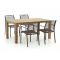 Apple Bee Hawaii/ROUGH-S 160cm dining tuinset 5-delig stapelbaar