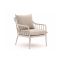 Manifesto Celante lounge tuinstoel - Taupe - Naturel - Bruin - Aluminium