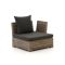 ROUGH-B lounge eindmodule met arm 105cm