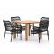 Intenso Parma/Liverpool 90cm dining tuinset 5-delig