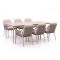Tierra Outdoor Liv/Elegante 219cm dining tuinset 7-delig stapelbaar