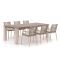 Bellagio Marudo/ROUGH-X 240cm dining tuinset 7-delig stapelbaar