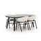 Hartman Tubb dining tuinset 185cm 5-delig verstelbaar
