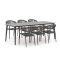 Manifesto Belpasso/Sora 220cm dining tuinset 7-delig stapelbaar