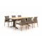 SUNS Florine/Stockholm 220cm dining tuinset 7-delig stapelbaar