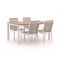 Forza Altea/Fidenza 160cm dining tuinset 5-delig stapelbaar