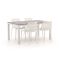 Forza Ripi/Fidenza 160cm dining tuinset 5-delig stapelbaar