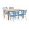 Intenso Parma/Liverpool 160cm dining tuinset 5-delig