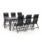 Forza Capri/Menzano 220cm dining tuinset 7-delig verstelbaar