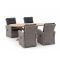 Intenso Mazzano/ROUGH-Y Ellips 200cm dining tuinset 5-delig verstelbaar