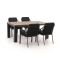 Tierra Outdoor Liv/ROUGH-X 180cm dining tuinset 5-delig stapelbaar