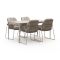 Tierra Outdoor Rivera/Elegante 160cm dining tuinset 5-delig