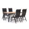 Bellagio Lugo/Linosa 180cm dining tuinset 5-delig verstelbaar