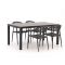 Manifesto Belpasso/Fidenza 160cm dining tuinset 5-delig stapelbaar