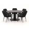 Tierra Outdoor Liv/La Fonte Ø150cm dining tuinset 6-delig stapelbaar