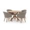 Intenso Tropea/ROUGH-Y ø120cm dining tuinset 5-delig