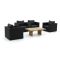 Forza Barolo/ROUGH-L stoel loungeset 5-delig