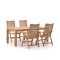 Sunyard Corby/Oxford 200cm dining tuinset 5-delig verstelbaar