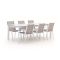 Bernstein Amberg/Veneto 220cm dining tuinset 7-delig  stapelbaar