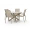 Forza Centallo/Lodola ø130cm dining tuinset 5-delig stapelbaar