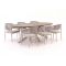 Bellagio Panaro/ROUGH-Y Ellips 240cm dining tuinset 7-delig stapelbaar