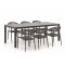Manifesto Belpasso/Menzano 220cm dining tuinset 7-delig stapelbaar