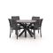 Bellagio Anzio/Fidenza ø126cm dining tuinset 5-delig stapelbaar