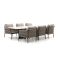 SUNS Fiave/Palermo 280cm low dining tuinset 7-delig