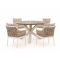 Apple Bee Milou/ROUGH-Y ø120cm dining tuinset 5-delig