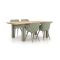 Hartman Sophie Studio/Almeria 200cm dining tuinset 5-delig