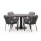 Tierra Outdoor Liv/La Fonte ø120cm dining tuinset 5-delig