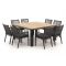 Manifesto Rivola/ROUGH-X 170cm dining tuinset 9-delig