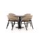 Hartman Tubb dining tuinset 70cm 5-delig verstelbaar