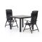Forza Capri/Fidenza 90cm dining tuinset 3-delig verstelbaar