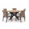Manifesto Villongo/Fidenza ø149cm dining tuinset 6-delig stapelbaar