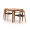 Bellagio Berbaro/Bruca 90cm dining tuinset 3-delig stapelbaar