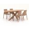 Hartman Flow/San Sebastian 200cm dining tuinset 5-delig stapelbaar